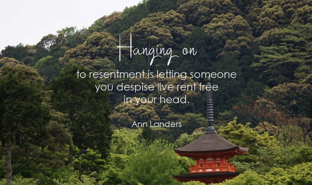 Holding Onto Resentments